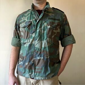 Military Surplus U.S. Army Short Size Camo Field Jacket
